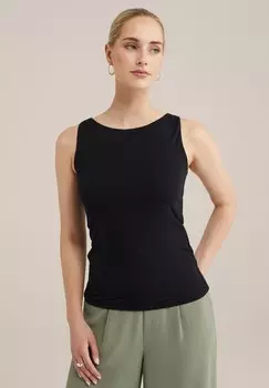Топ WE Fashion, черный