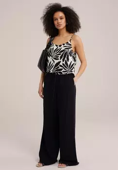 Топ WE Fashion, черный