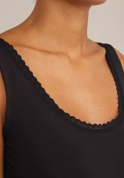 Топ WE Fashion, черный