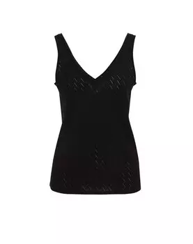 Топ WE Fashion, черный