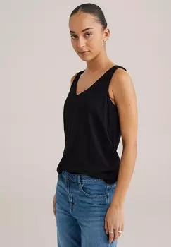 Топ WE Fashion, черный