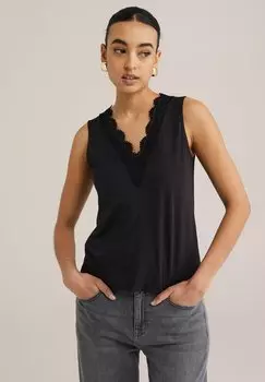 Топ WE Fashion, черный