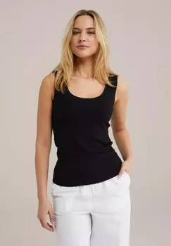 Топ WE Fashion, черный