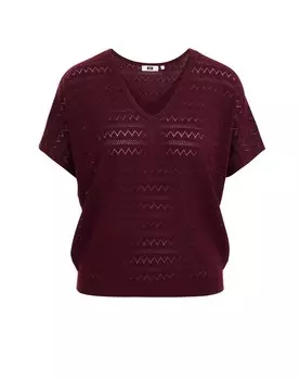Топ WE Fashion Knitted Top, цвет Wine red