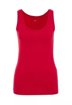 Топ WE Fashion, крапчатый светло-красный