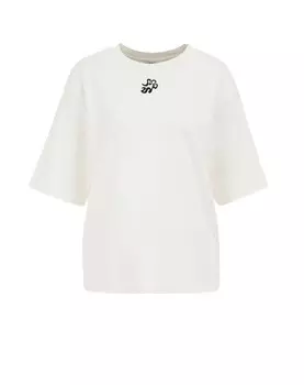Топ WE Fashion Oversized, белый