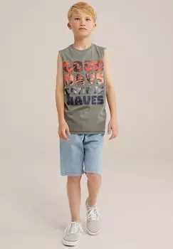 Топ WE Fashion, СЕРЫЙ