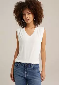 Топ WE Fashion, слоновая кость