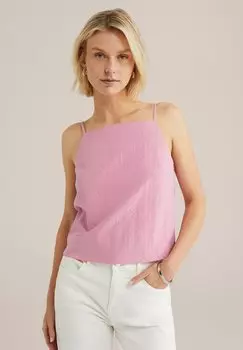 Топ WE Fashion, светло-розовый