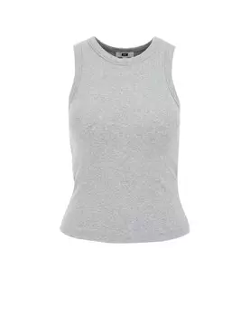 Топ WE Fashion, светло-серый