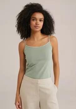Топ WE Fashion, светло-зеленый