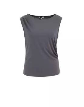 Топ WE Fashion, темно-серый