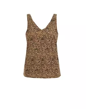 Топ WE Fashion Top, светло-коричневый