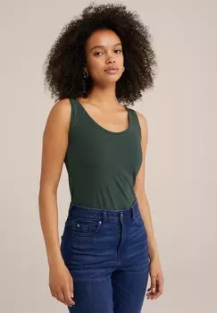 Топ WE Fashion, зеленый