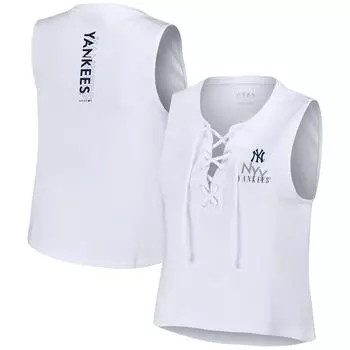 Топ WEAR by Erin Andrews New York Yankees, белый