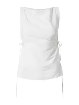 Топ WEEKDAY Cintia, серебристо-серый