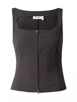 Топ WEEKDAY Hilma, темно-серый