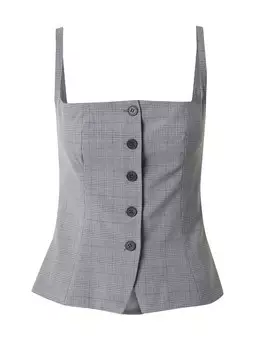 Топ WEEKDAY Panda, серый