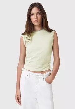 Топ WEST TANK AllSaints, зеленый