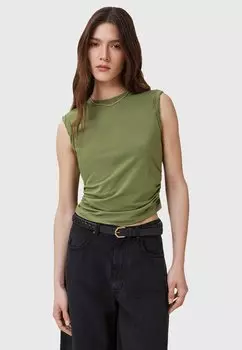 Топ WEST TANK AllSaints, зеленый