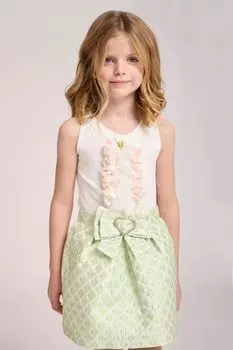 Топ White Angel's Face Lynne с мотивом снежинки Angels Face, белый