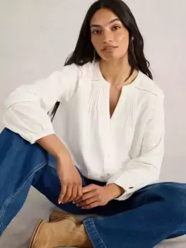 Топ White Stuff Blossom Boho, цвет natural white