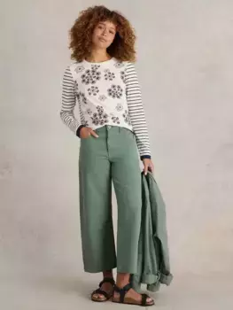 Топ White Stuff Clara Floral Stripe, цвет white/multi