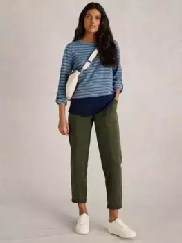 Топ White Stuff Jenny Stripe Longline, цвет blue/multi