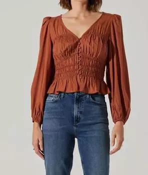 Топ Wilette коричневого цвета ASTR