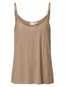 Топ виплиса Vila, коричневый