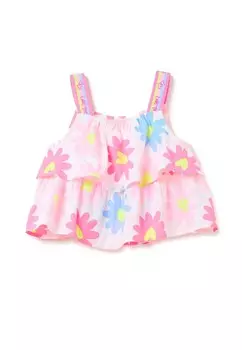 Топ WITH FLOUNCES OVS, розовый