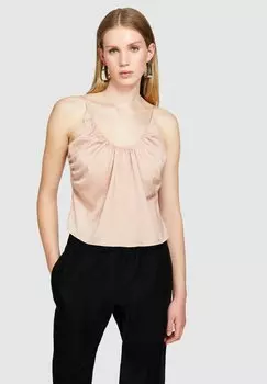 Топ With Rouche Sisley, нюдовый
