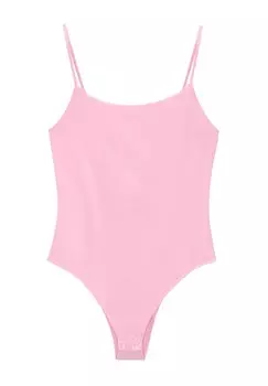 Топ WITH THIN STRAPS PULL&BEAR, фуксия