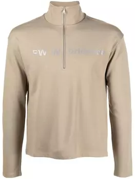 Топ Worldwide с воротником на молнии Paloma Wool, серый