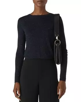 Топ вязаный Annie Sparkle Whistles, синий