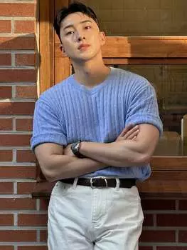 Топ вязаный мужской Dazy с короткими рукавами, синий