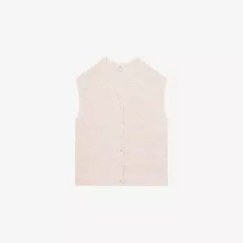 Топ вязаный Reiss Lily, белый