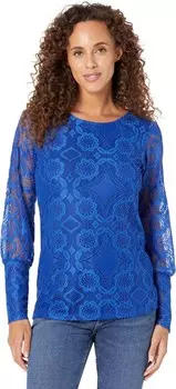 Топ Wrangler Peasant Top, синий