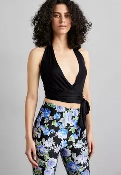 Топ Wrap Vest Ioannes, черный