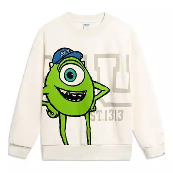 Топ x Disney Monster University теплая флисовая кофта Li-Ning, бежевый
