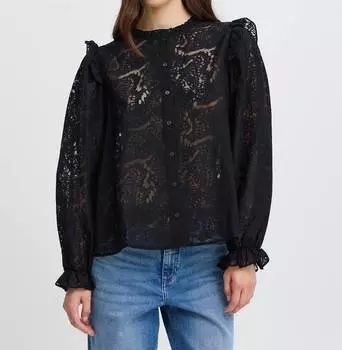 Топ Yarrow черного цвета ICHI