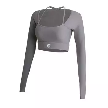 Топ YEAZ CLUB LEVEL long, серый