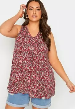 Топ Yours Clothing, красный