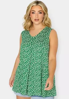 Топ Yours Clothing, зеленый