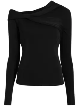 Топ Zaya с открытыми плечами Cinq A Sept, черный