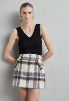 Топ ZELDA SHIMMER VEST KNITID, черный