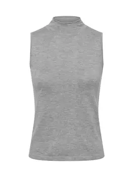Топ Zero Strick, светло-серый