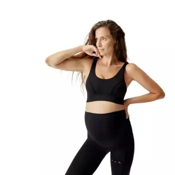 Топ женский Born Living Yoga Mommy Line, черный