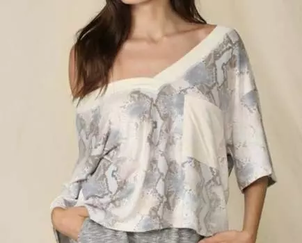 Топ женский By Together, мультиколор/бежевый