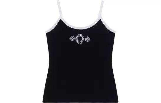 Топ женский Chrome Hearts, черный / белый